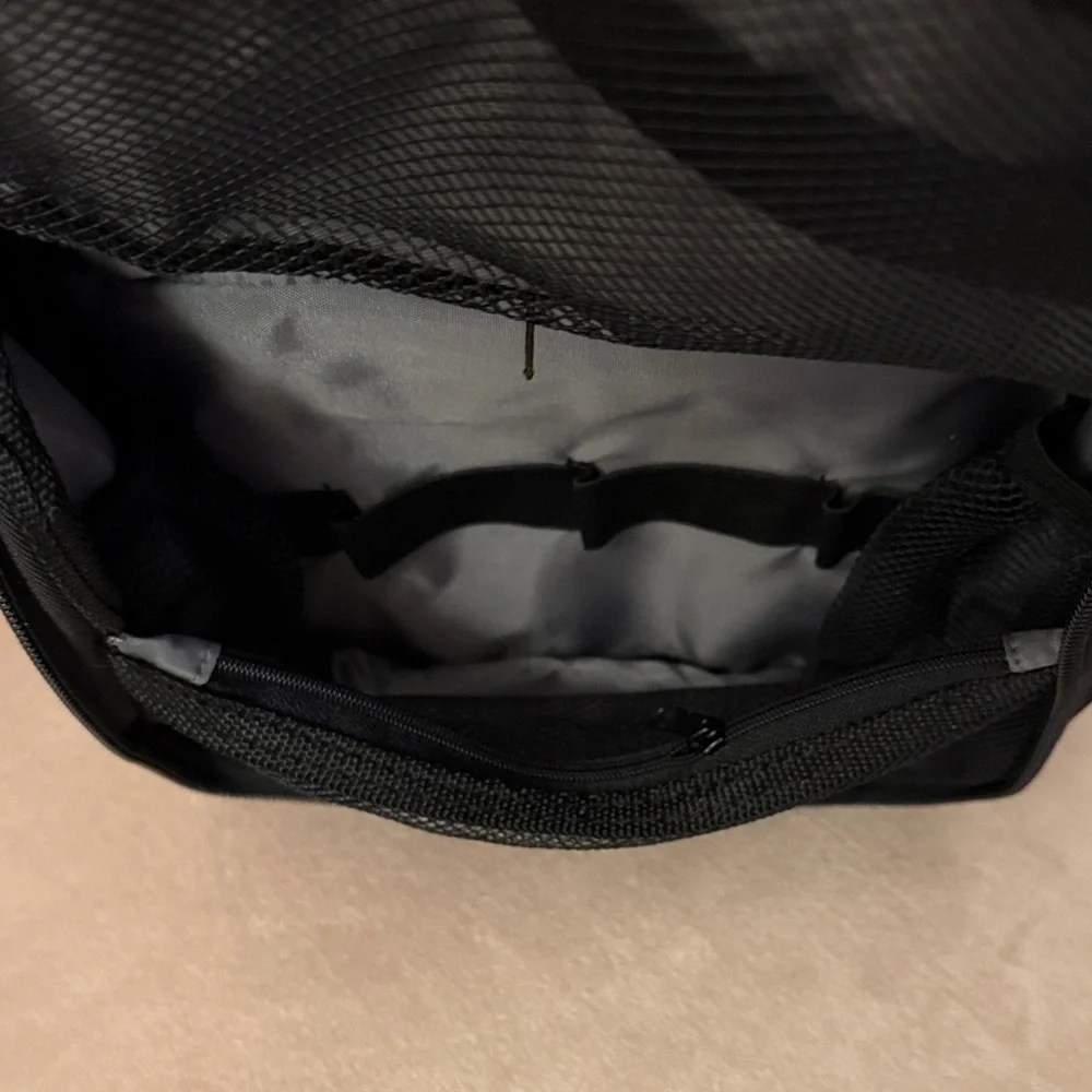 How to Get Away With Murder travel toiletry bag Black Embroidered Zippered Pouch